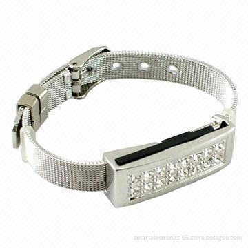Jewelry bracelet USB flash drives
